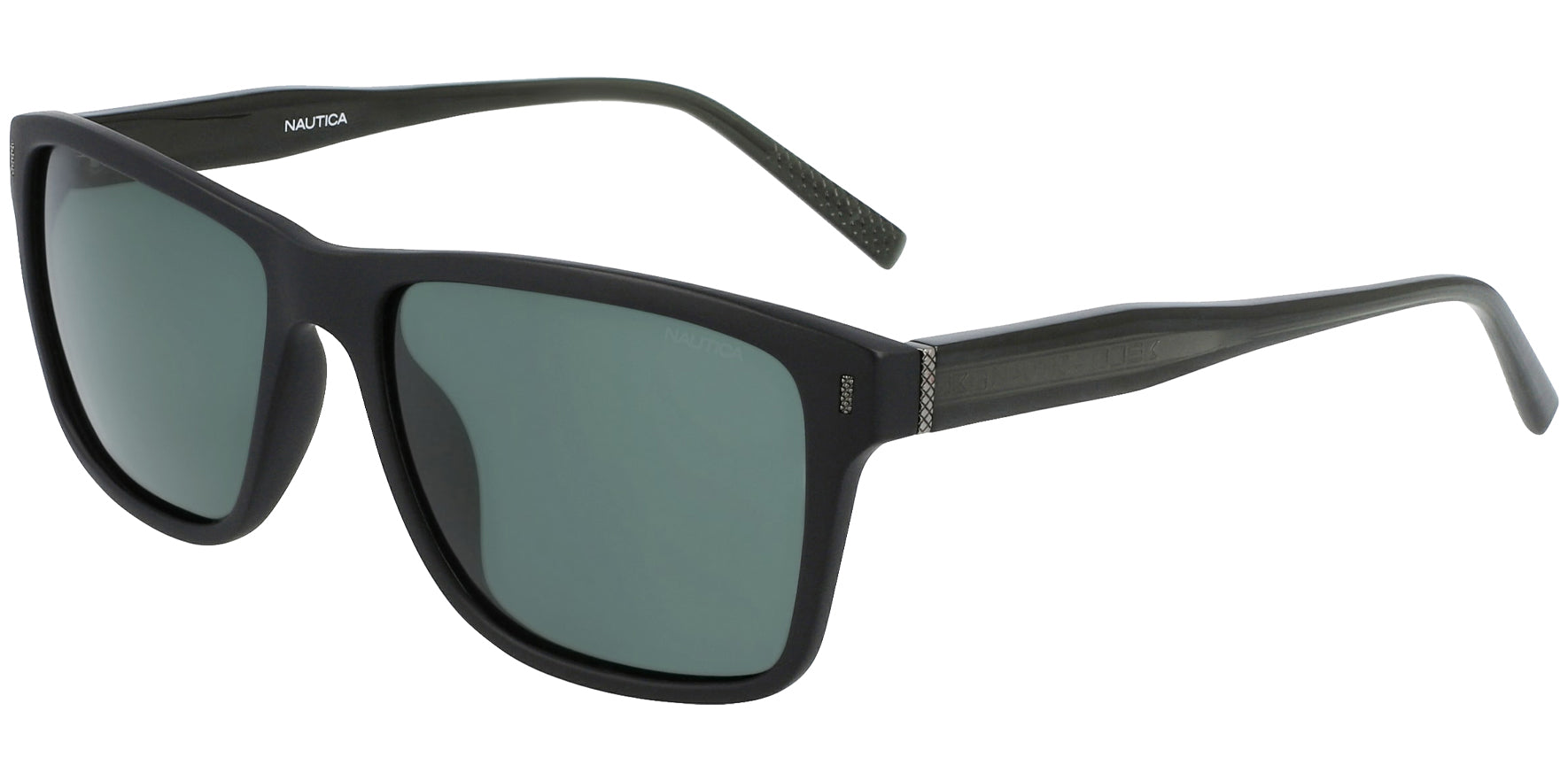 Nautica Polarized Square Sunglasses w/ Translucent Temples