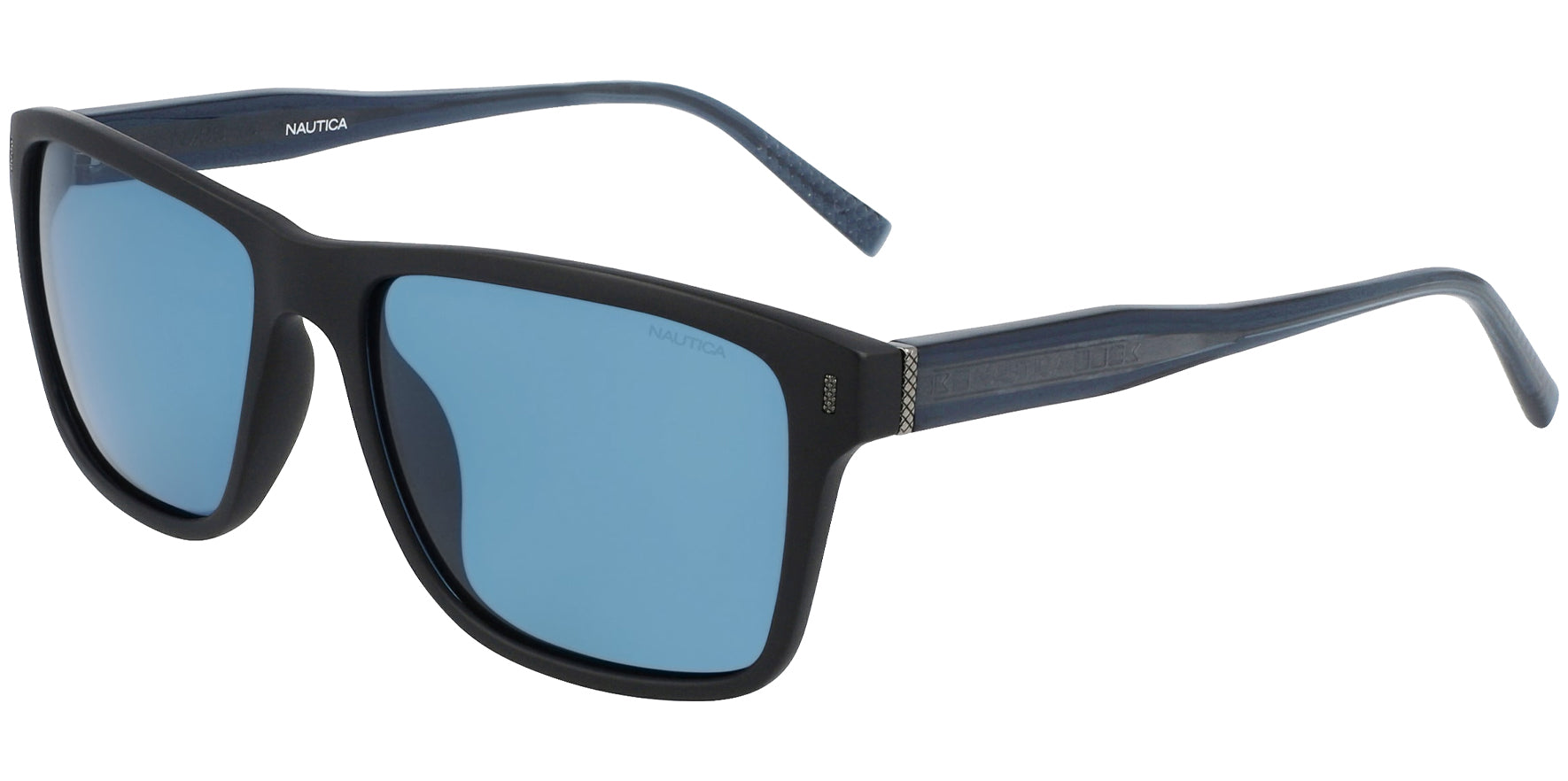 Nautica Polarized Square Sunglasses w/ Translucent Temples