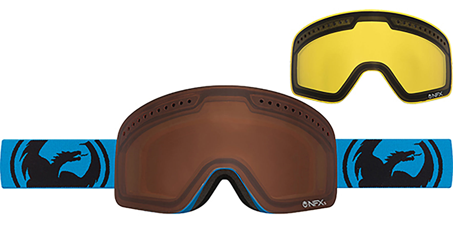 Dragon Alliance NFX Ski Goggles w/ Bonus Lens - Eyedictive