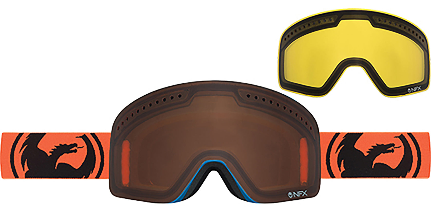 Dragon Alliance NFX Ski Goggles w/ Bonus Lens - Eyedictive