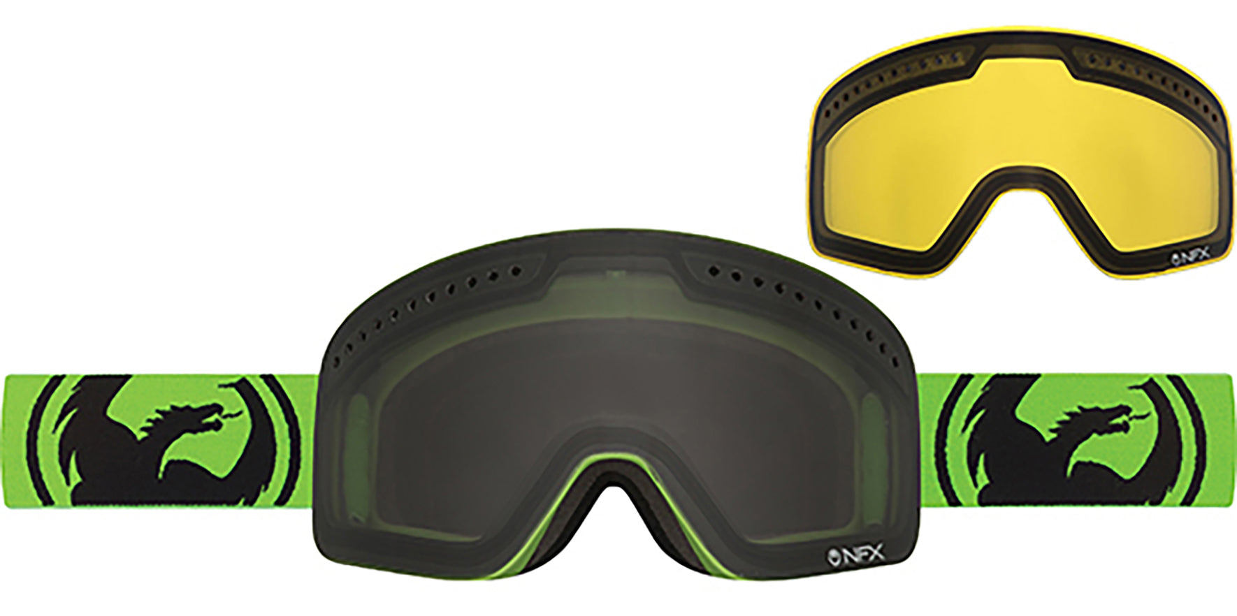 Dragon Alliance NFX Ski Goggles w/ Bonus Lens - Eyedictive