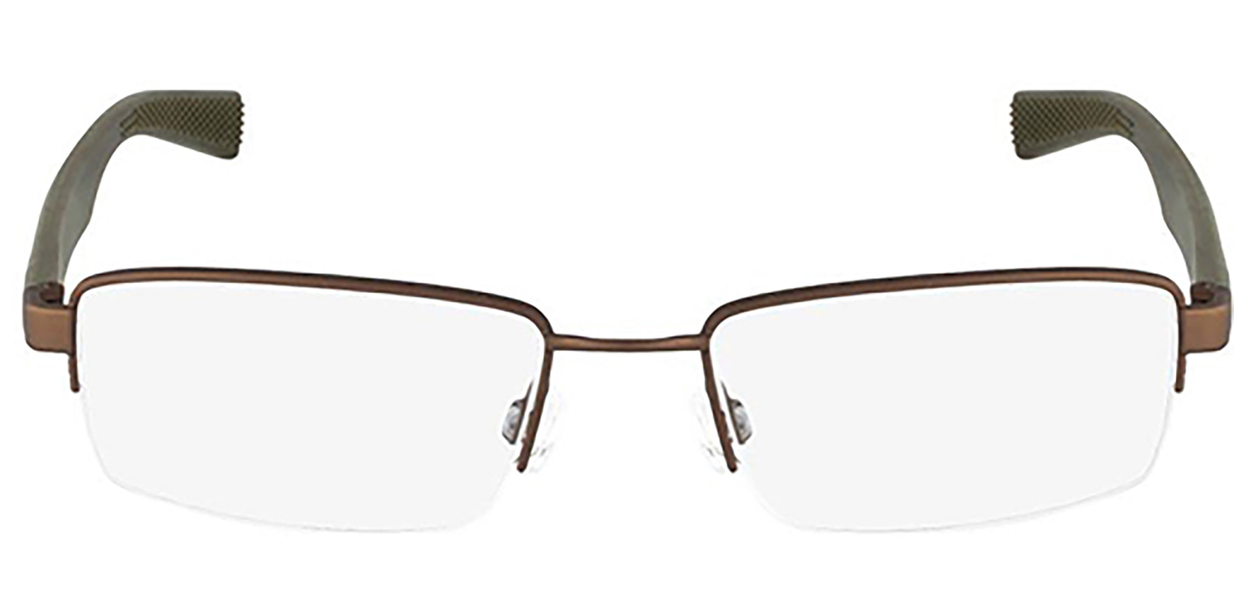 Nike Optical Satin Walnut Flexon Memory Metal - Eyedictive