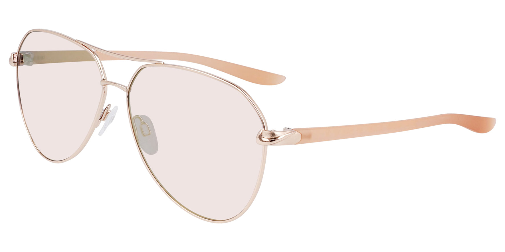 Nike City Aviator M Rose Gold-Tone w/ Mirror Lens - Eyedictive