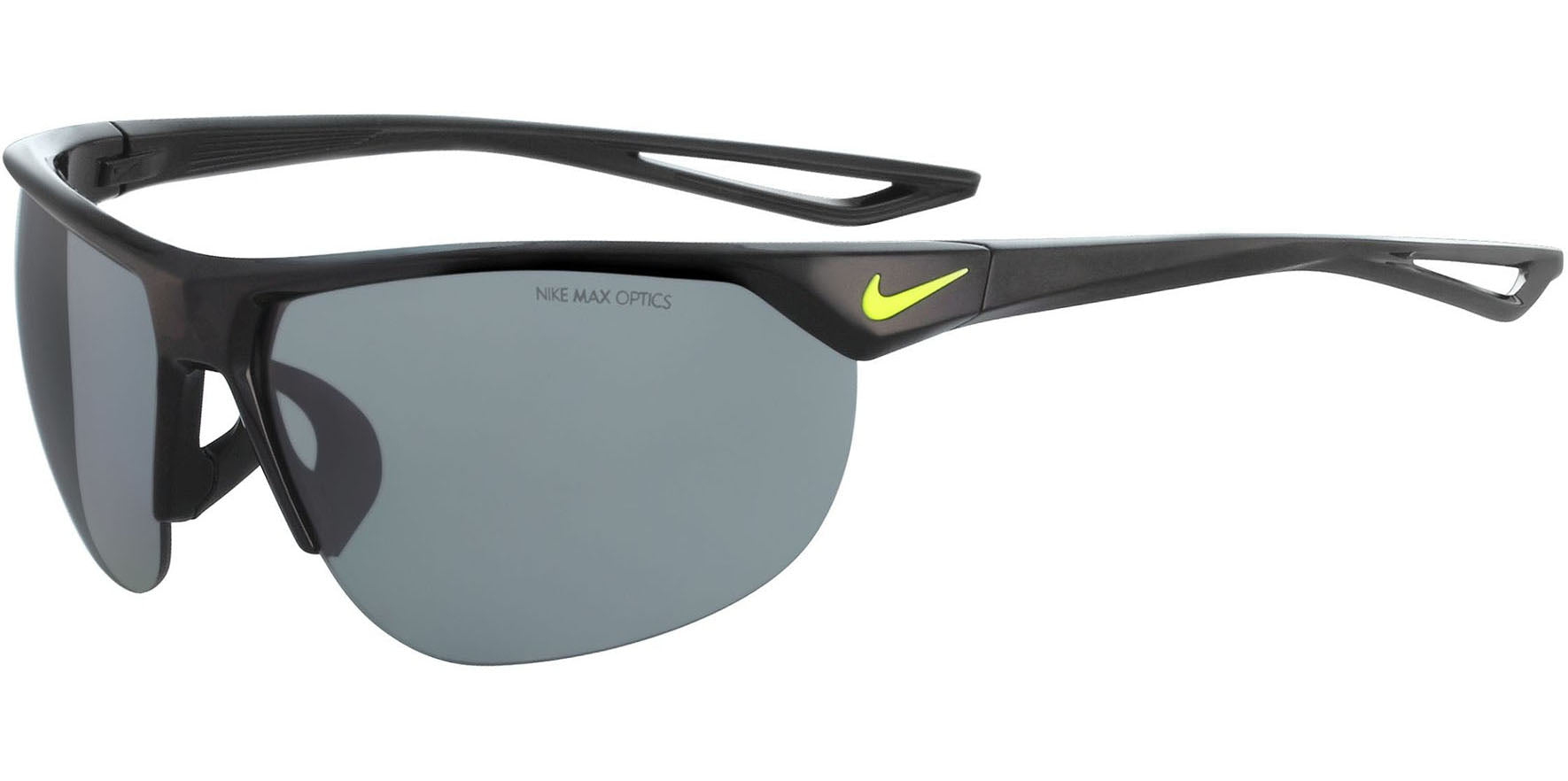 Nike Cross Trainer Black Wrap Sunglasses w/ Max Optics Lens - Eyedictive