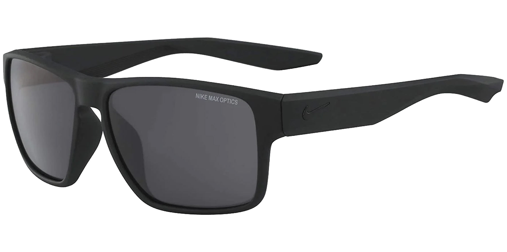 Nike Essential Venture Matte Black Modern Square Sport - Eyedictive