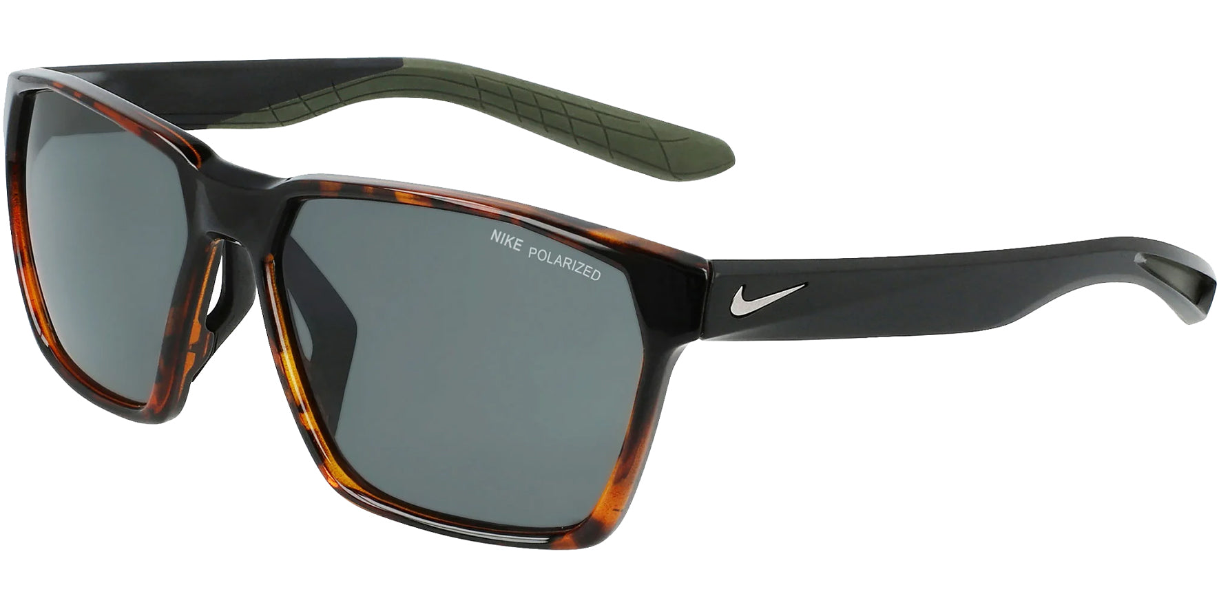 Nike Maverick S Polarized Tortoise Geometric Square - Eyedictive