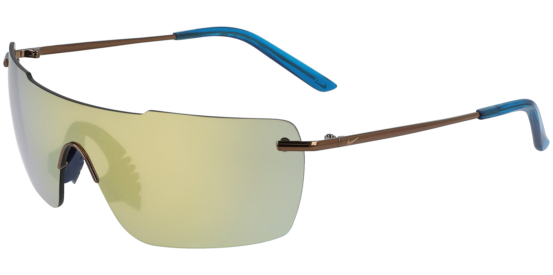 Nike Meridian Rimless Shield w/ Mirror Lens - Eyedictive