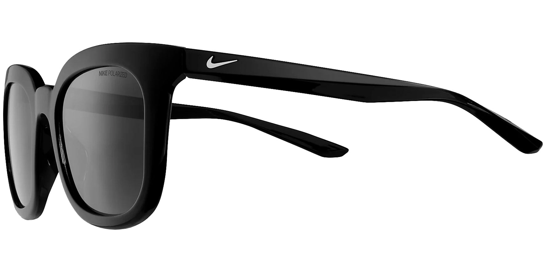 Nike Myriad Polarized Shiny Black Soft Square - Eyedictive