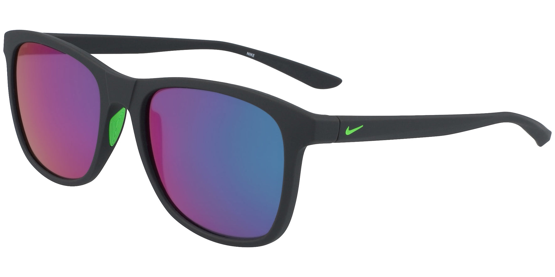 Nike Passage Matte Anthracite Soft Square w/ Mirror Lens - Eyedictive