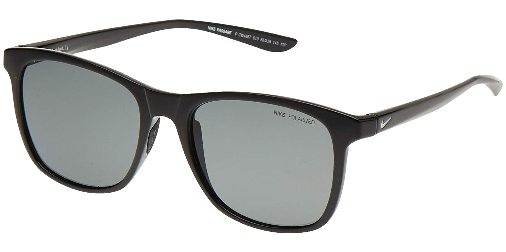 Nike Passage Polarized Black Classic Soft Square - Eyedictive