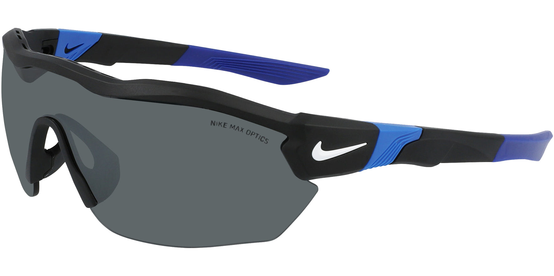 Nike Show X3 Elite L Black Sport Wrap w/ MAX Optics - Eyedictive