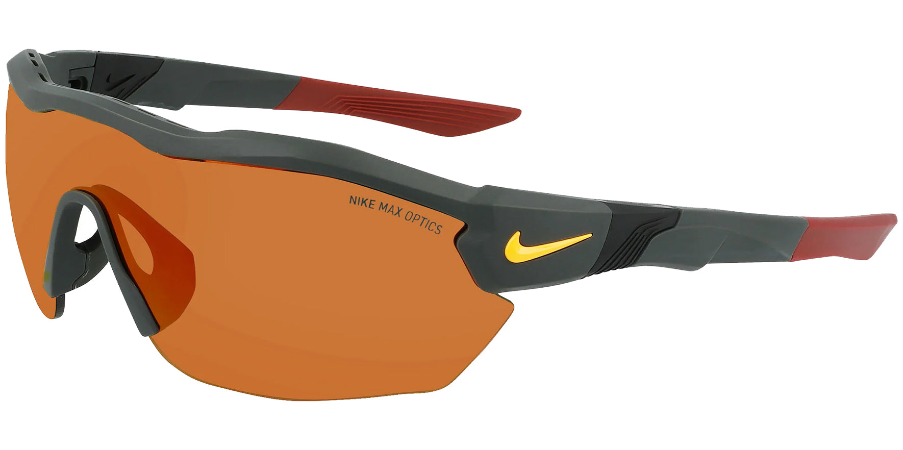 Nike Show X3 Elite Max Optics Semi-Rimless Shield Sport Wrap - Eyedictive