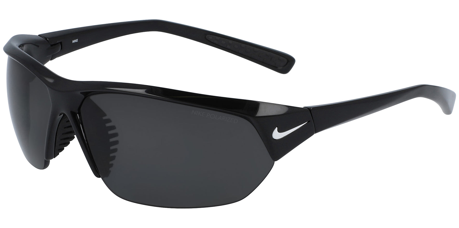 Nike Skylon Ace P Polarized Black Semi-Rimless Sport - Eyedictive