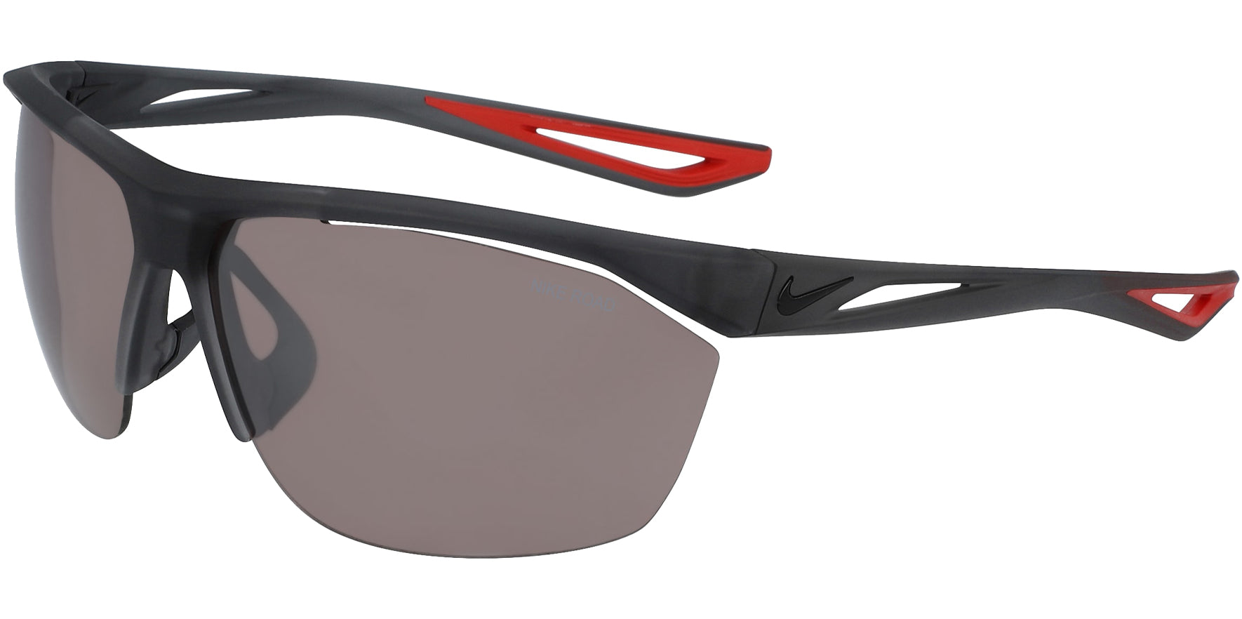 Nike Tailwind Matte Dark Grey Semi-Rimless - Eyedictive