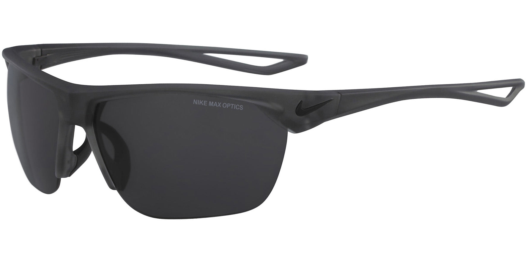 Nike Trainer S Matte Anthracite Semi-Rimless Max Optics Wrap - Eyedictive