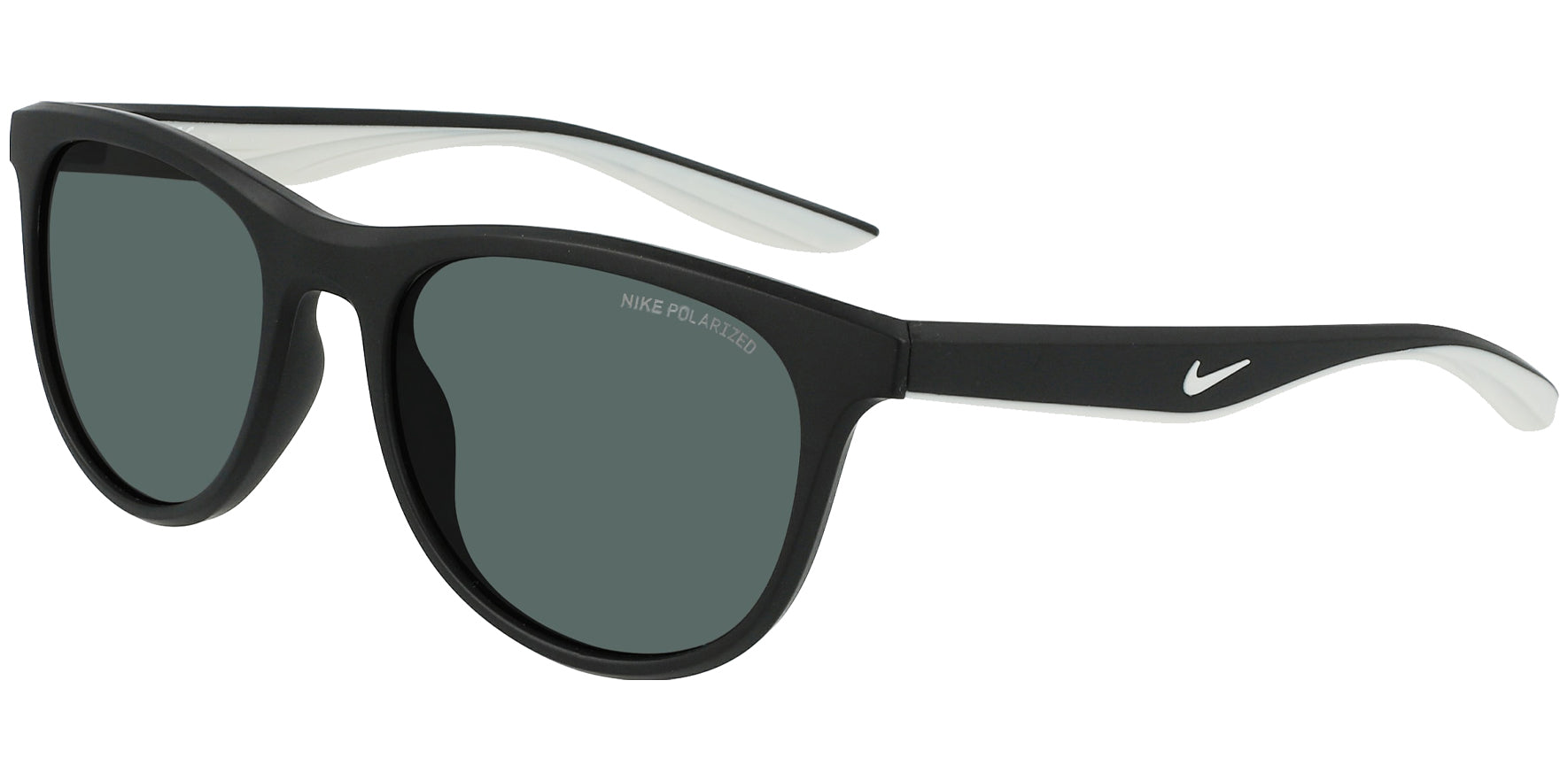 Nike Wave P Polarized Matte Black Round Sport - Eyedictive