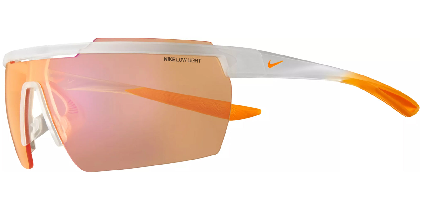 Nike Windshield Elite Matte Clear Wrap w/ Low Light Shield Lens - Eyedictive