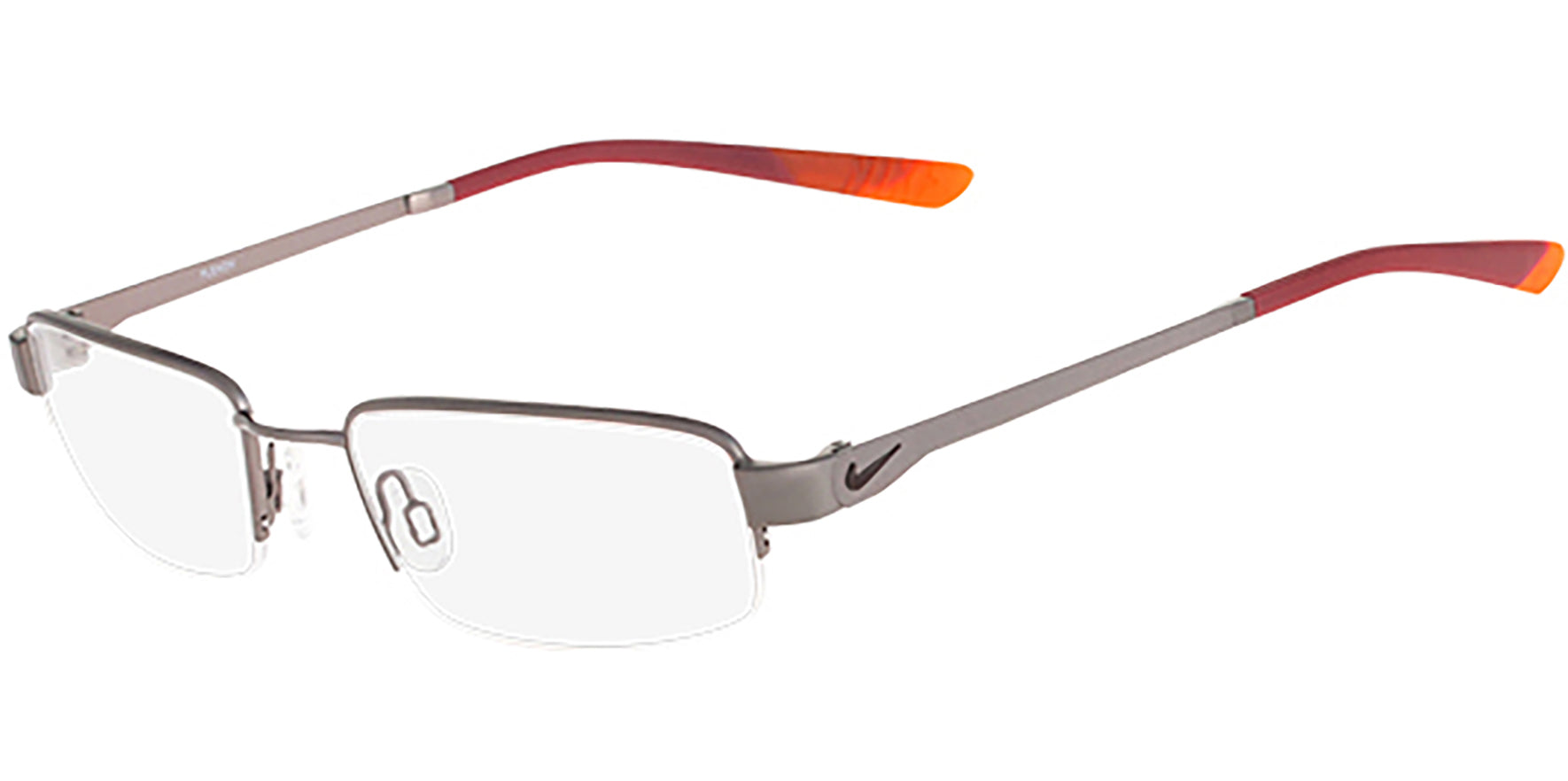 Nike Optical Flexon Semi-Rimless Brushed Gunmetal - Eyedictive