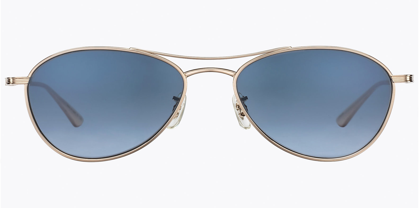 Oliver Peoples Aero L.A. Gold-Tone Titanium Stylized Aviator - Eyedictive