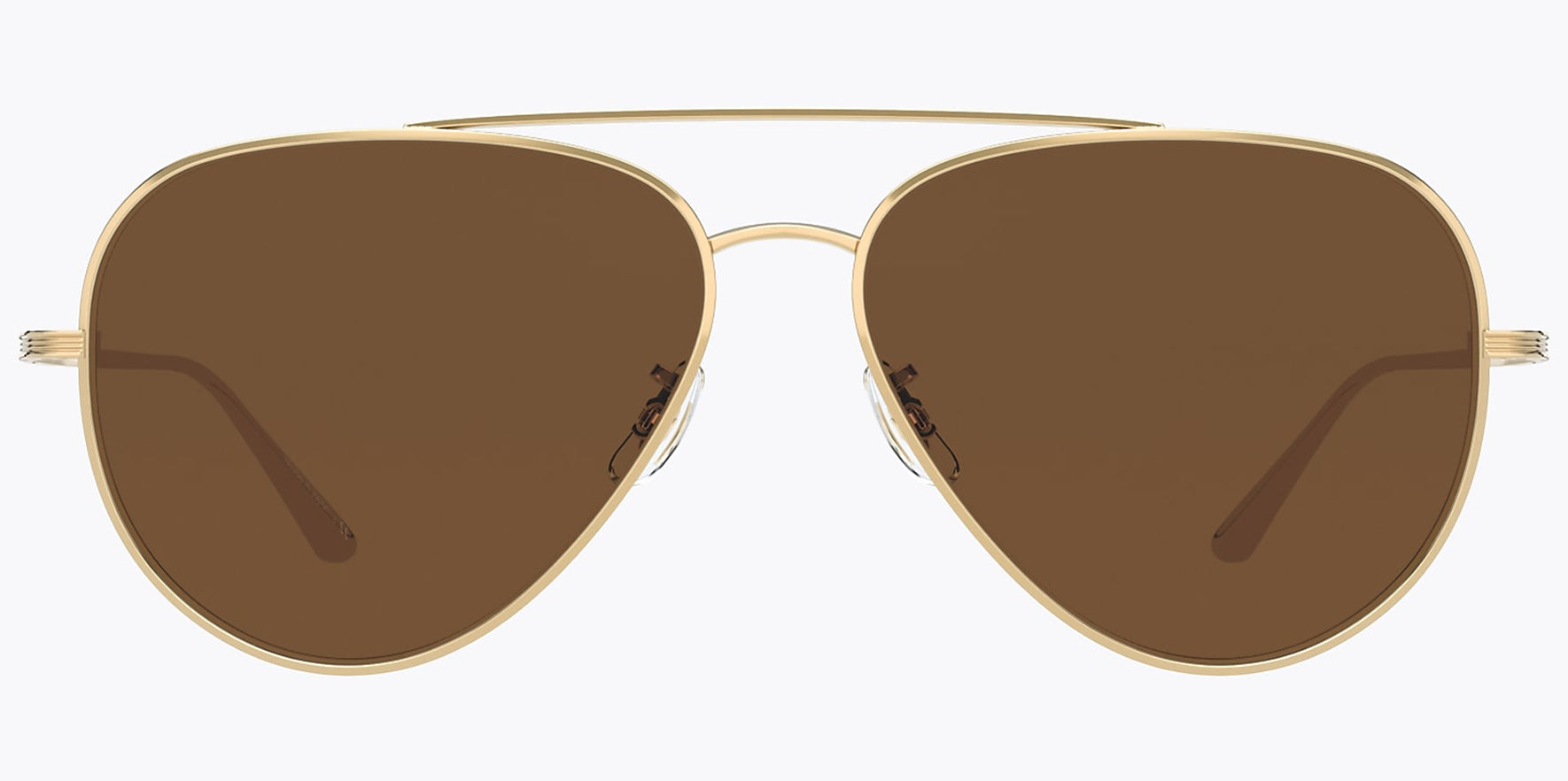 Oliver Peoples Casse Polarized Titanium Aviator w/ Glass Lens - Eyedictive