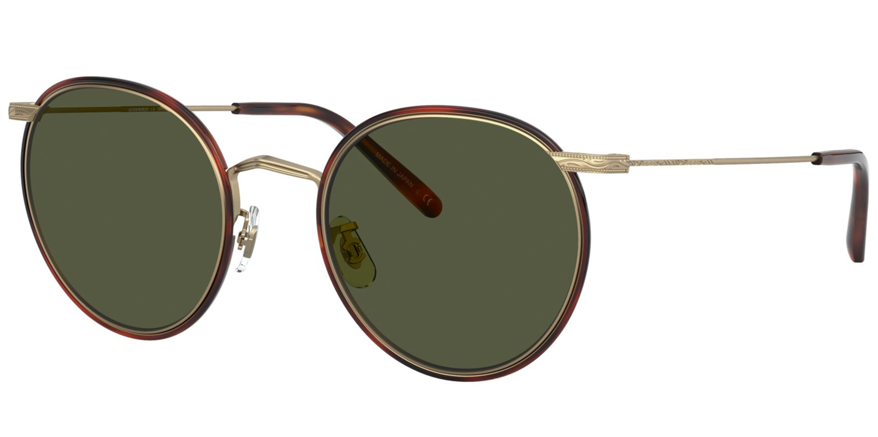 Oliver Peoples Casson Titanium Round w/ Glass Lens - Eyedictive