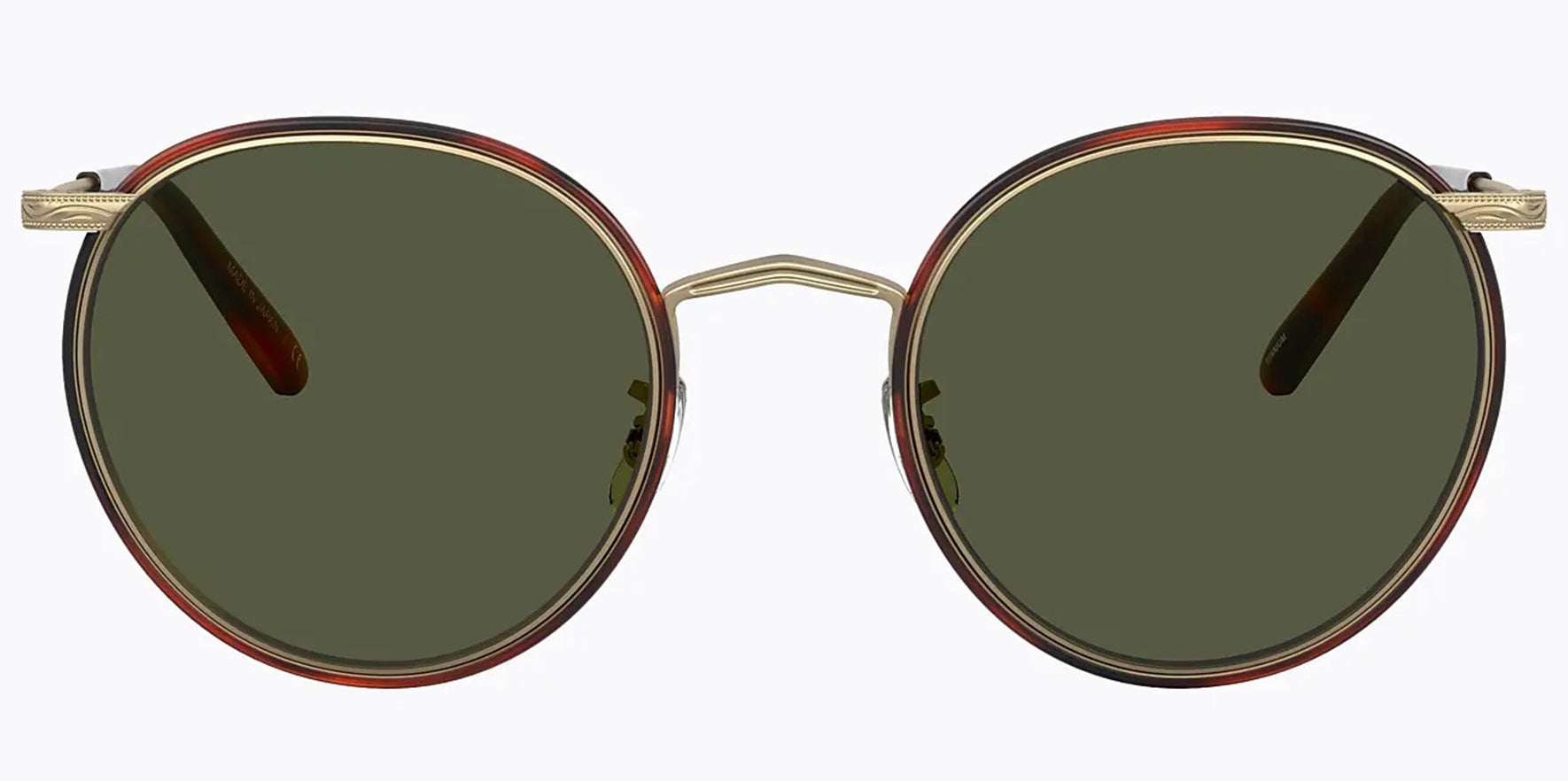 Oliver Peoples Casson Titanium Round w/ Glass Lens - Eyedictive