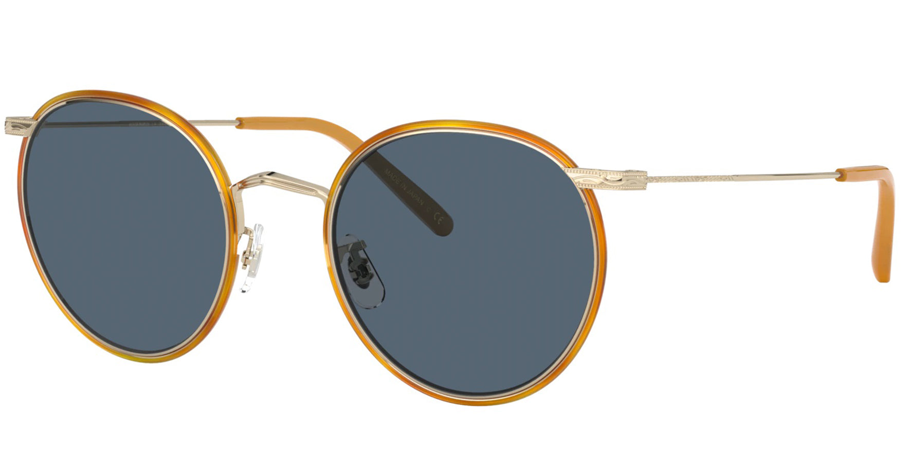 Oliver Peoples Casson Titanium Round w/ Glass Lens - Eyedictive