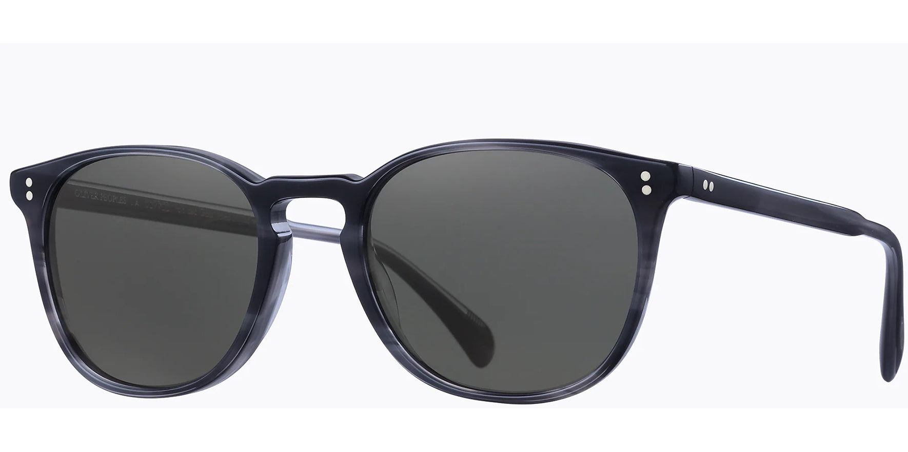 Oliver Peoples Finley Esq. Polarized Round w/ Glass Lens - Eyedictive