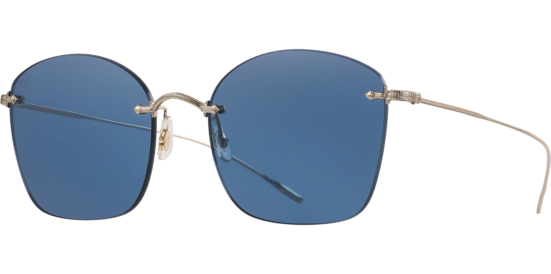 Oliver Peoples Marlien Soft Gold-Tone Rimless - Eyedictive