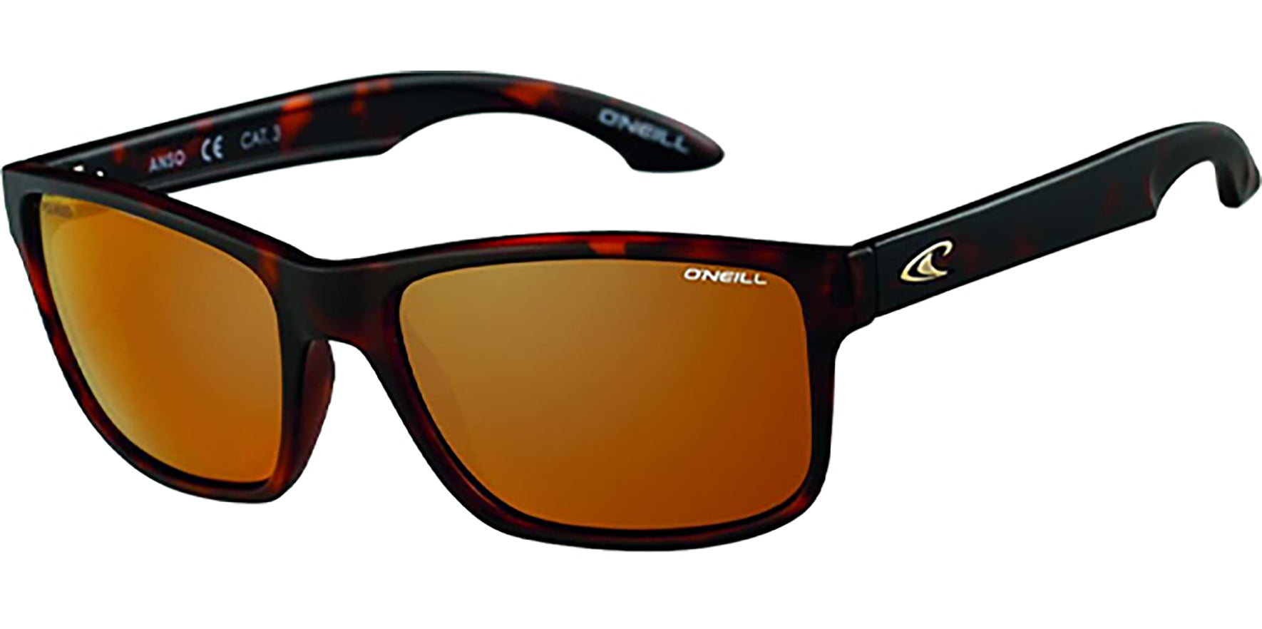 O'Neill Anso Polarized Matte Tortoise Square - Eyedictive