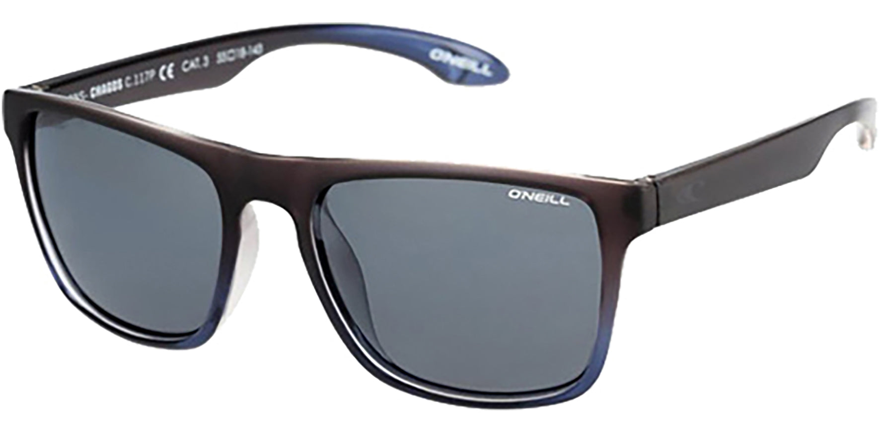 O'Neill Chagos Polarized Matte Grey/Blue Square - Eyedictive