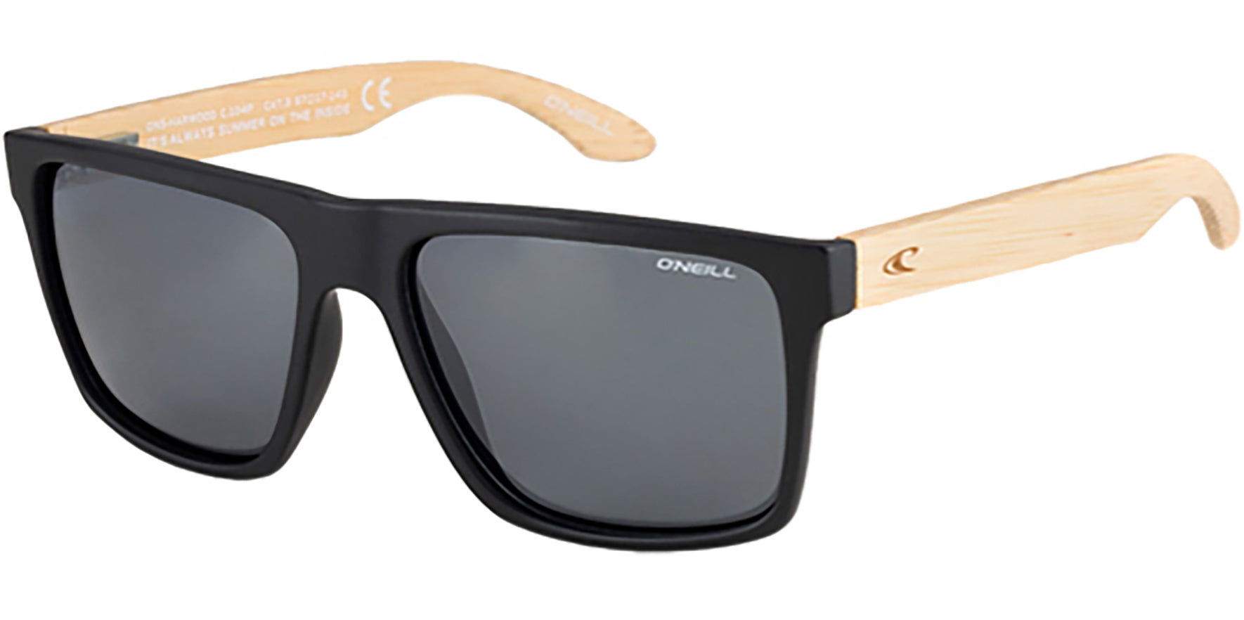 O'Neill Harwood Polarized Square w/ Bamboo Temples - Eyedictive