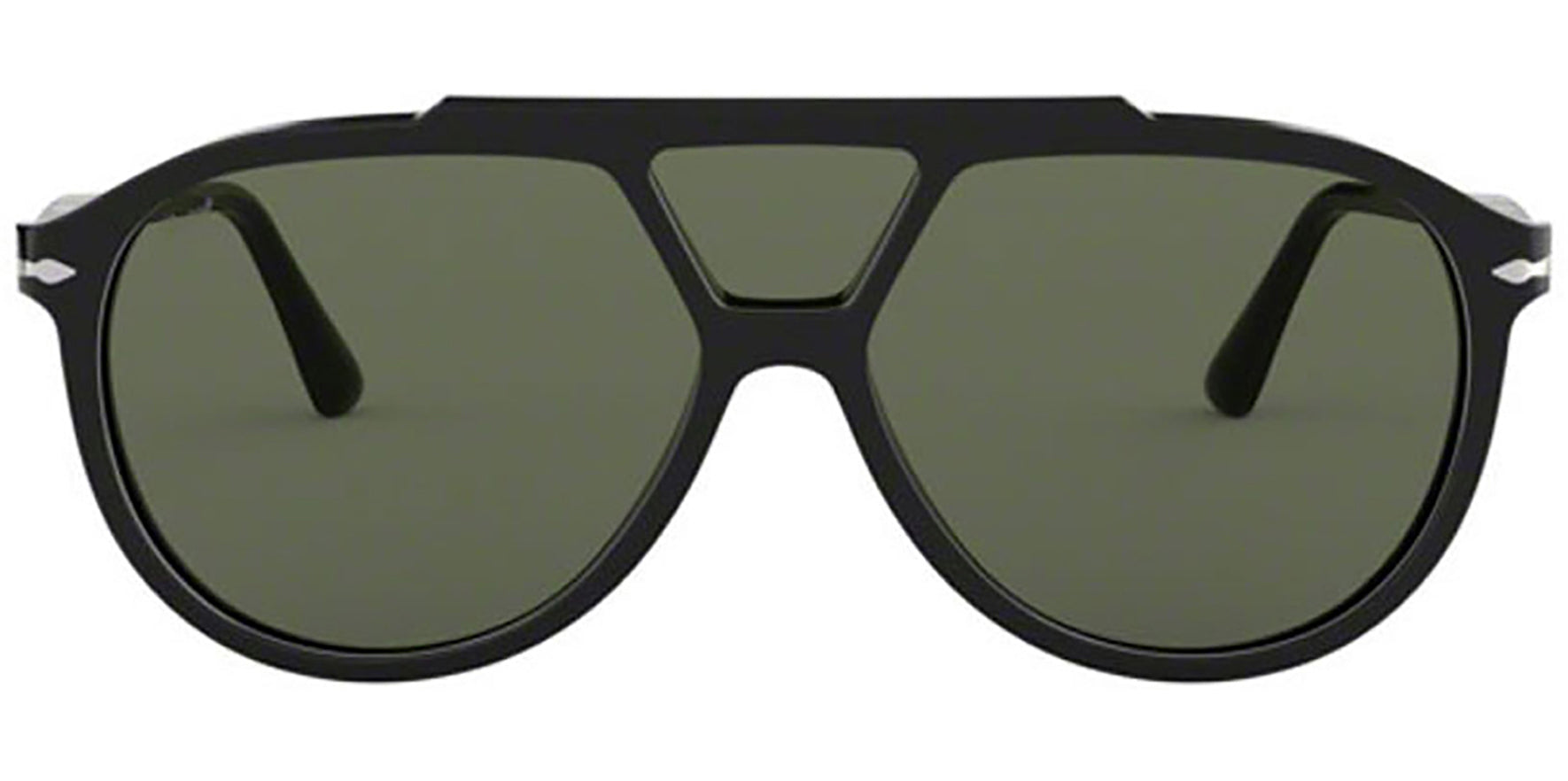 Persol Black Pilot w/ Tempered Glass Lens - Eyedictive