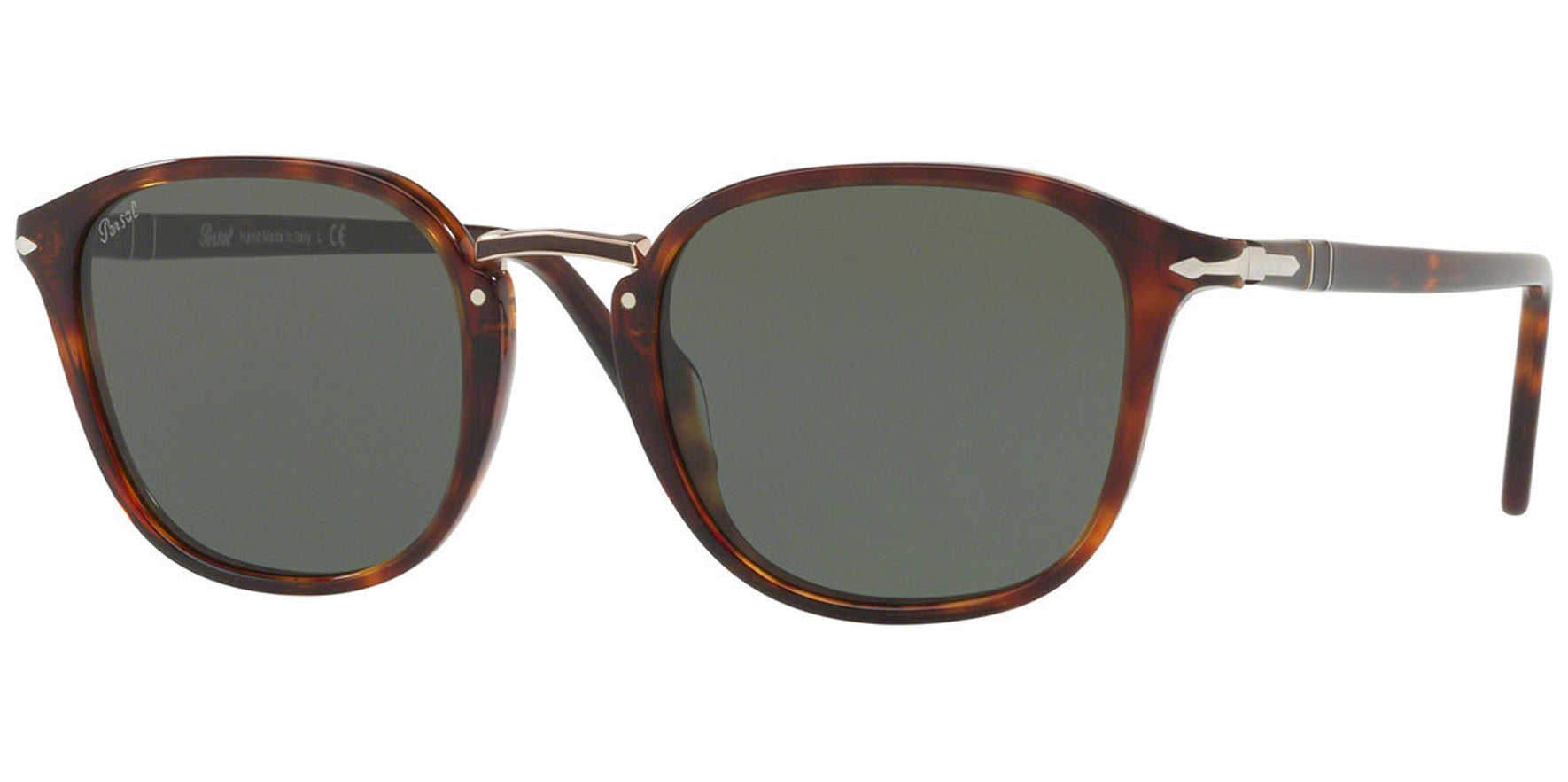 Persol Havana Soft Square w/ Glass Lens - Eyedictive