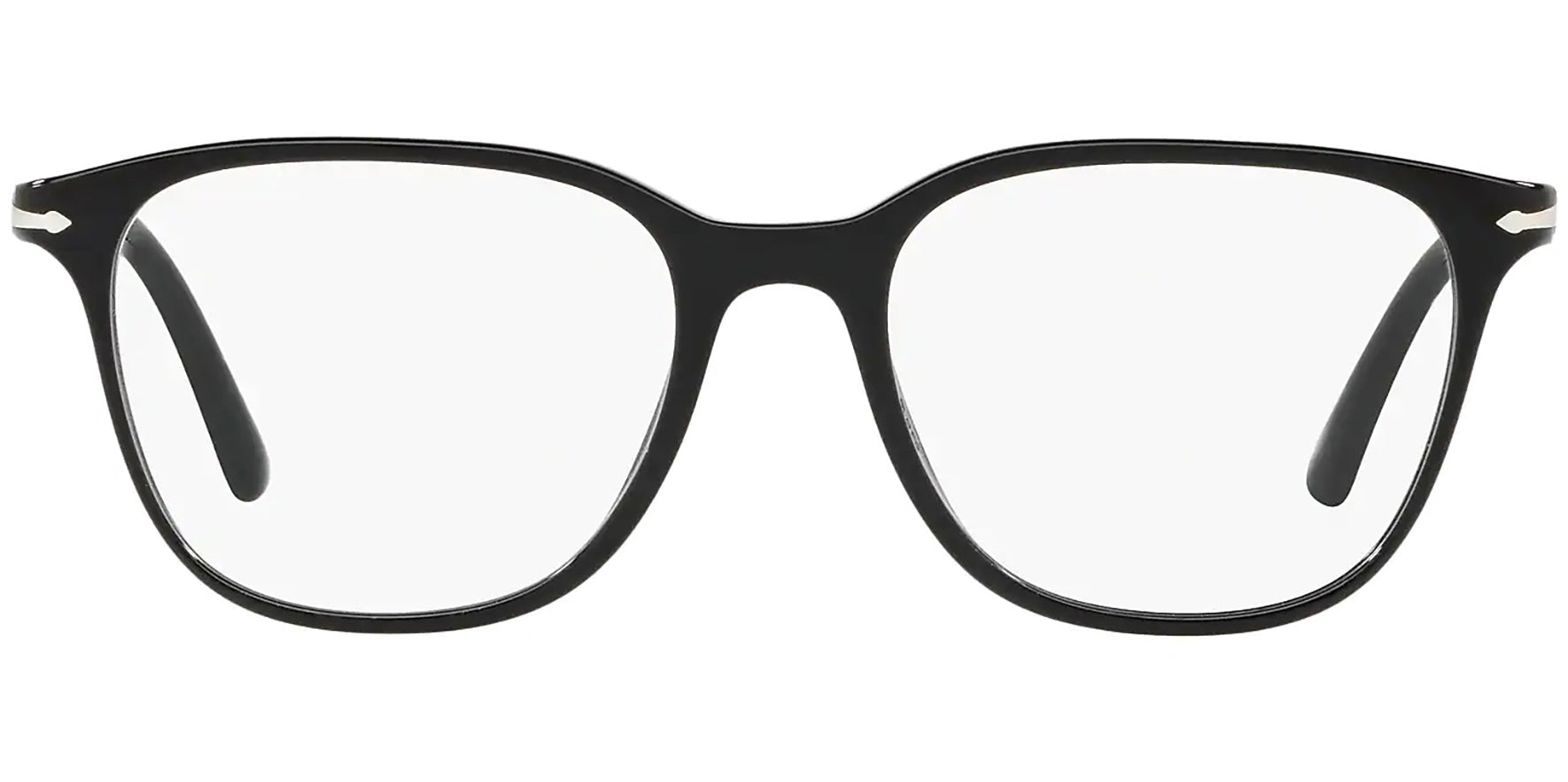 Persol Italian Handcrafted Black Soft Square Eyeglass Frames - Eyedictive