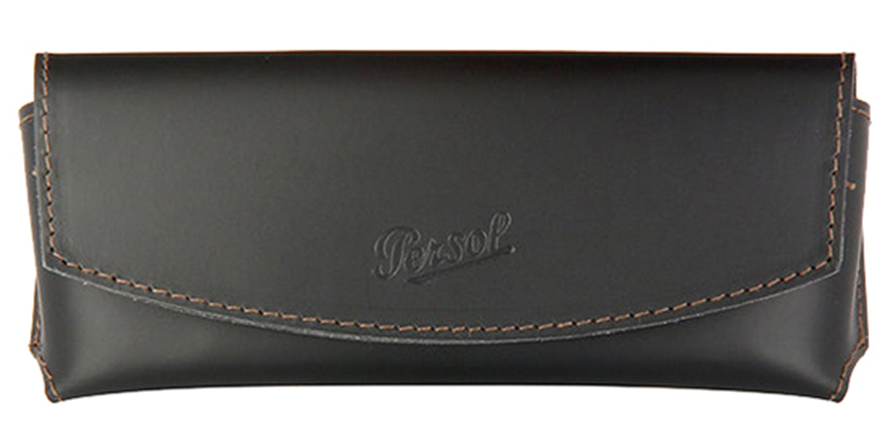 Persol Italian Handcrafted Black Soft Square Eyeglass Frames - Eyedictive