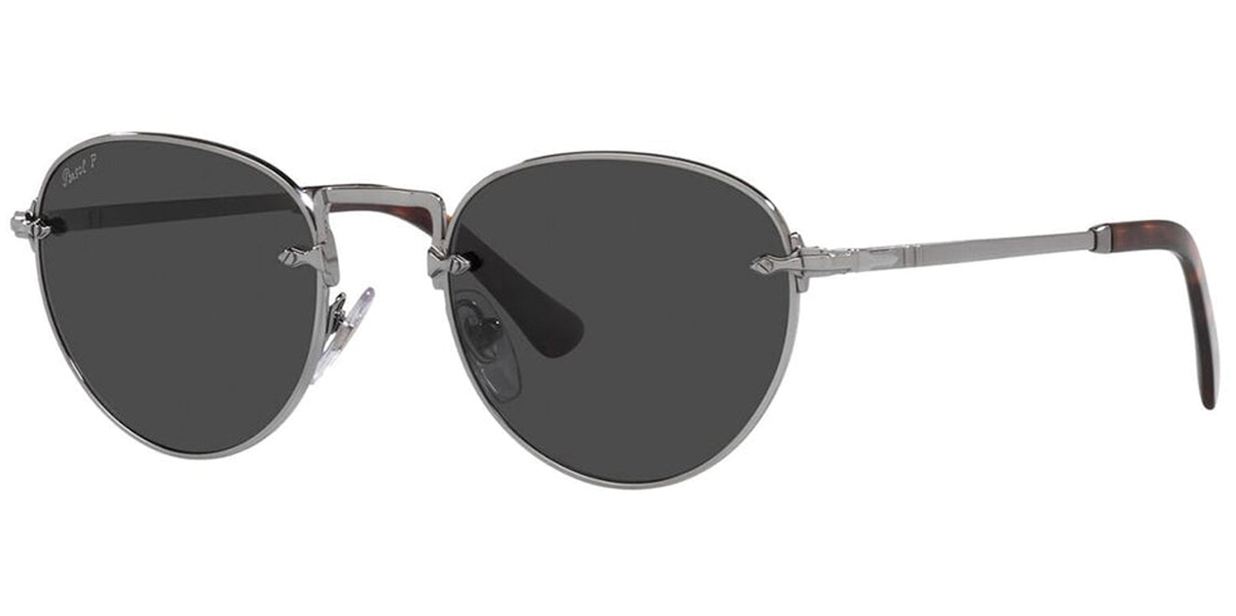 Persol Polarized Gunmetal Oval - Eyedictive