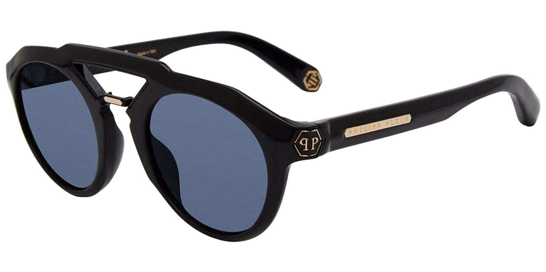 Philipp Plein Brave Shades Vintage Style Round