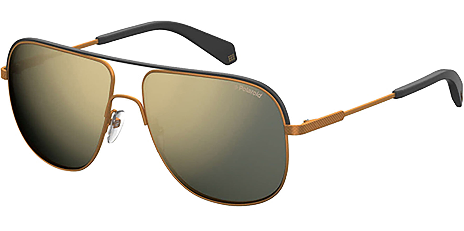 Polaroid Polarized Navigator w/ Gold Mirror - Eyedictive