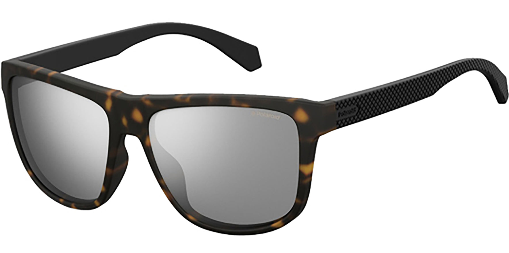 Polaroid Polarized Matte Havana Square Sport - Eyedictive