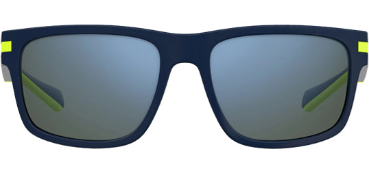 Polaroid Polarized Lightweight Matte Blue Square Sport - Eyedictive