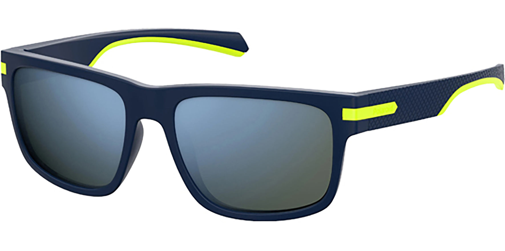 Polaroid Polarized Lightweight Matte Blue Square Sport - Eyedictive