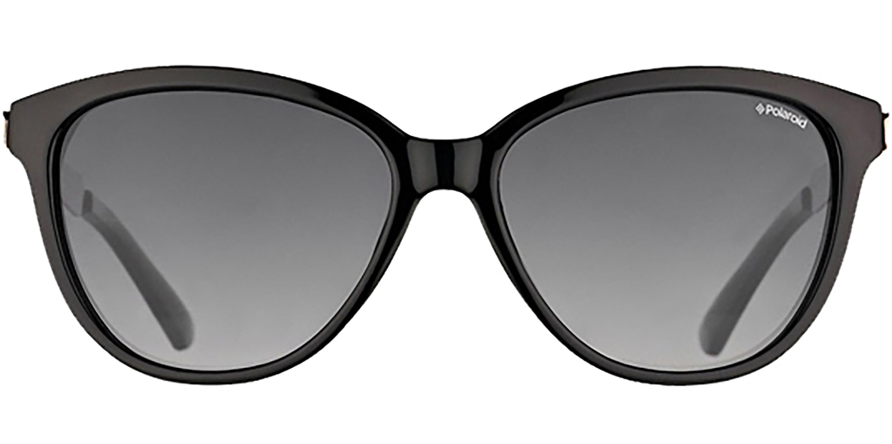 Polaroid Polarized Black Rounded Cat Eye - Eyedictive