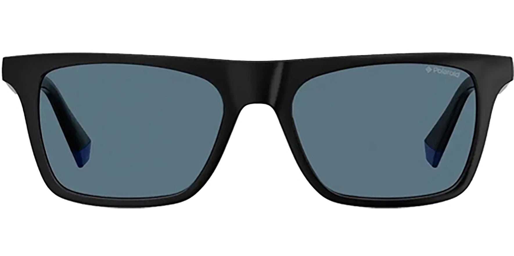 Polaroid Polarized Black Modern Rectangle w/ Retainer - Eyedictive