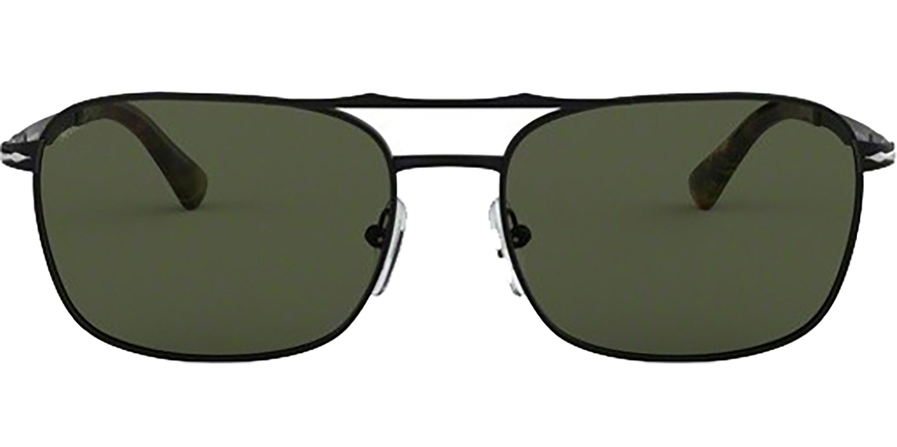 Persol Black Square Aviator w/ Glass Lens - Eyedictive