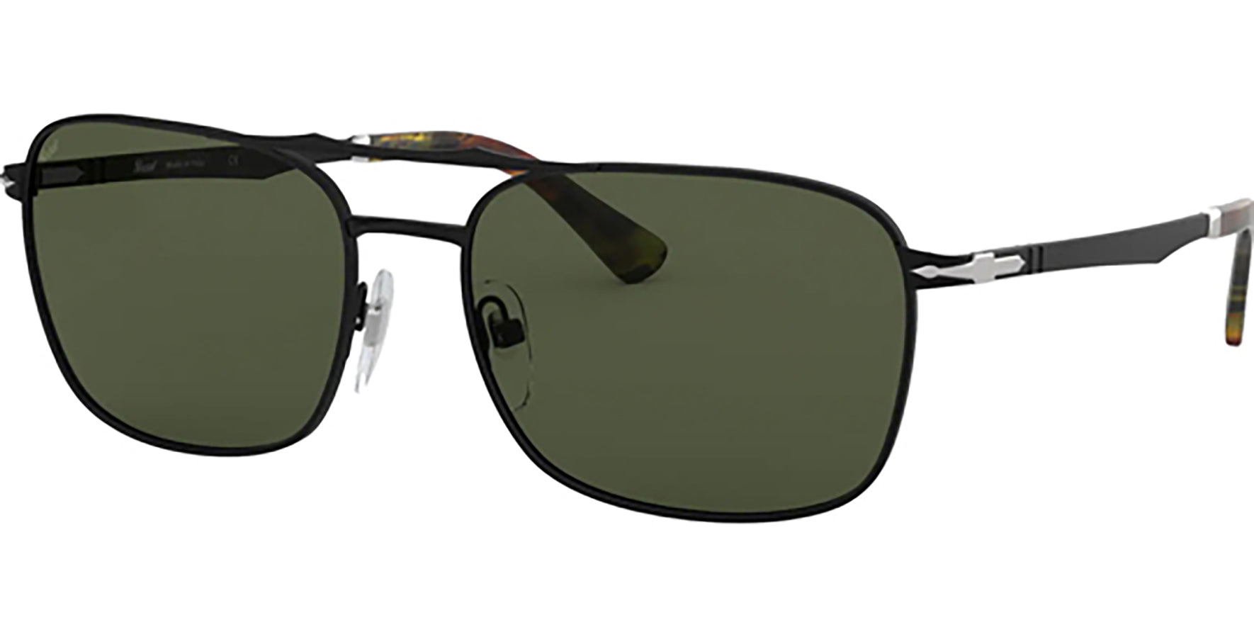 Persol Black Square Aviator w/ Glass Lens - Eyedictive