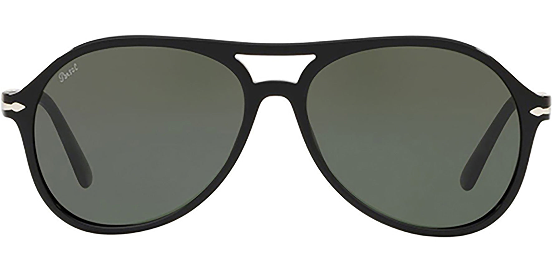 Persol Black Pilot w/ Tempered Glass Lens - Eyedictive