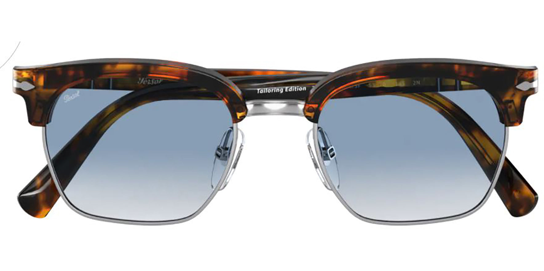 Persol Cellor Evolution Caffe/Gunmetal Brow-Line - Eyedictive