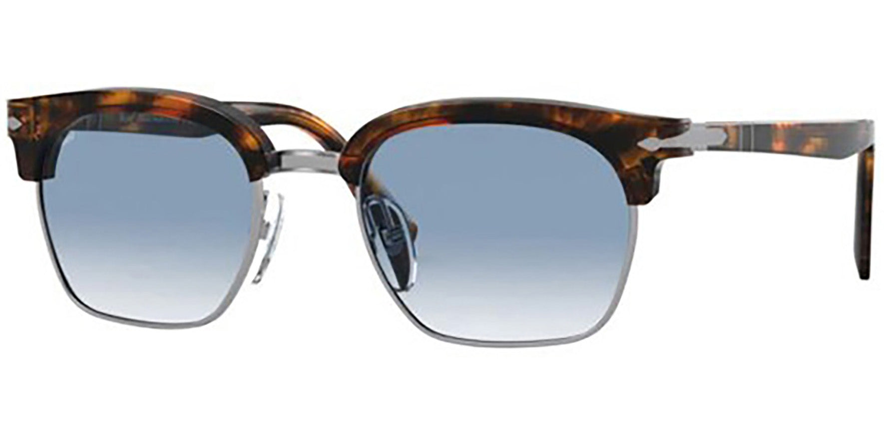 Persol Cellor Evolution Caffe/Gunmetal Brow-Line - Eyedictive