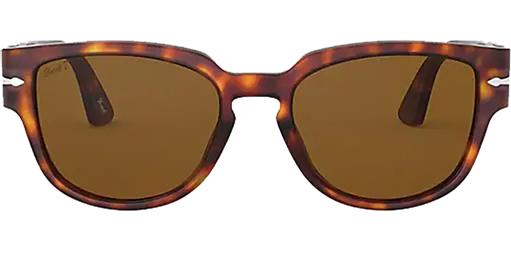 Persol Polarized Havana Square w/ Glass Lens - Eyedictive